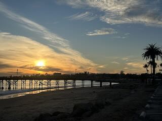 Goleta Beach at Sunset